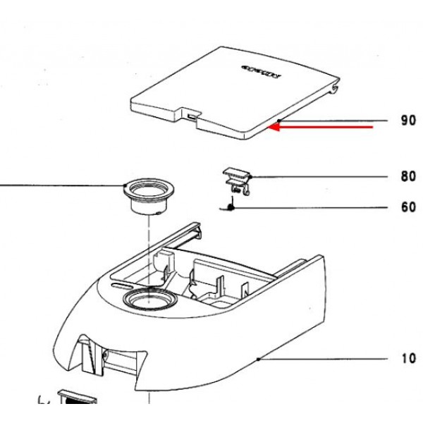 G646SC EXCELLENT plus MIELE 3990501 cuve bol conduite tube tubulure eau