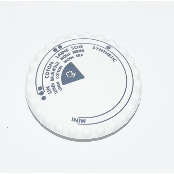 Bouton thermostat blanc pour Centrale vapeur Domena - Livraison rapide