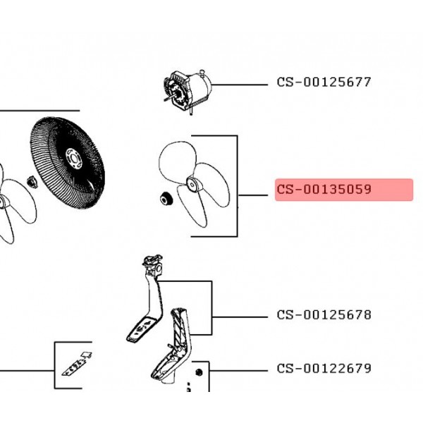 Pièce De Réparation Pour Ventilateur - Mère De L'écluse Des Feuilles - Vert Plastique - Neuf