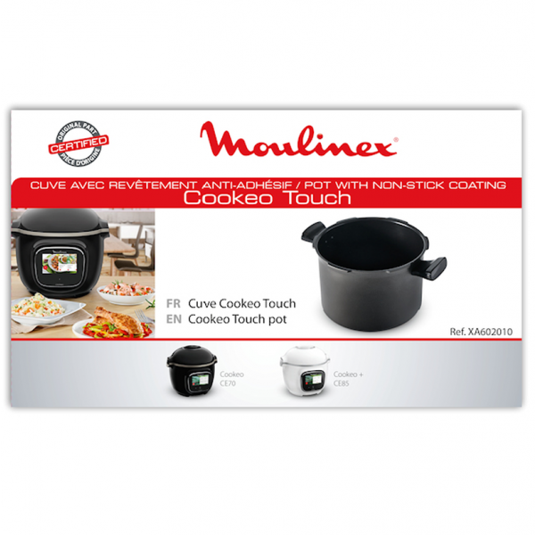 Cuve cookeo touch ce901/902 alu xa602010 Moulinex