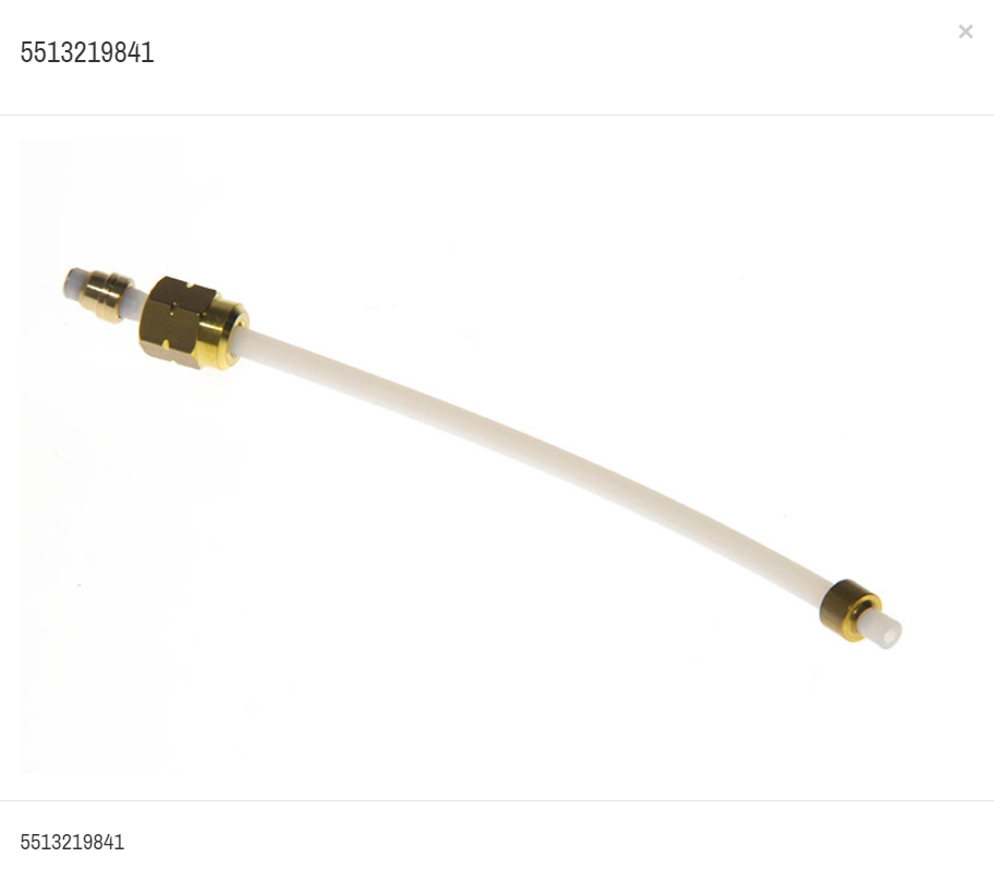 Tubo 2 boccole 320mm macchina caffè Delonghi 5513213901
