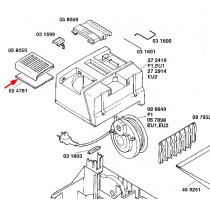 Filtre protection moteur (rep. 05 4781)