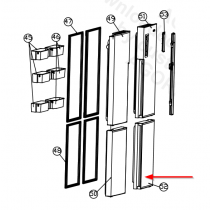 Porte congélateur droite (repère 52)