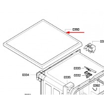 Dessus de lave vaisselle (repère 0360)