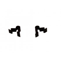 2 x Clips de vitre intérieure
