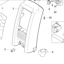 Support de lance (repère 6)