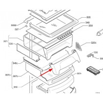 Portillon compartiment fraicheur (repère 310)