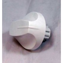 Bouton de four blanc