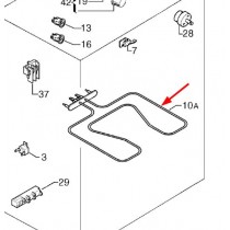 Résistance grill (repère 10A)