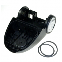 Boitier avec roues arrières