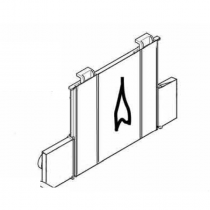 Pièce droite régulation panier