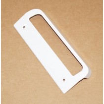 Poignée de porte blanche entraxe 15.5cm