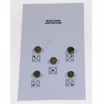 Jeu d'injecteurs pour gaz butane