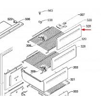 Portillon de congélateur (repère 328)
