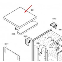 Dessus lave vaisselle (repère 0301)