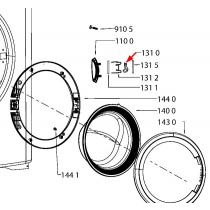 Crochet de porte (repère 1310)
