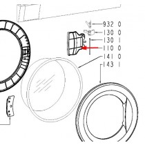 Poignée de hublot (repère 1100)