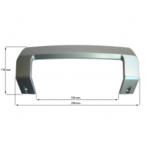 Poignée de porte grise