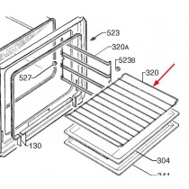 Grille de four (repère 320)