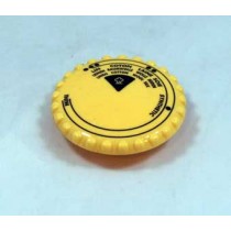 Bouton jaune de thermostat fer