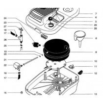Chaudière complète (rep. 9+10)