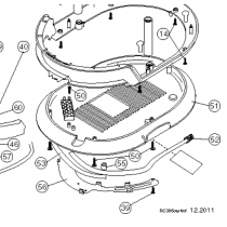 1 x Pied caoutchouc (repère 55)