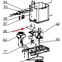 Platine de puissance (repère 85)