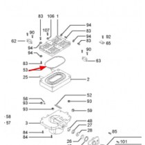 Joint de chaudière ce310a (repère 53)