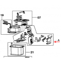 Boitier complet avec résistance (repère A)