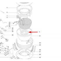 Résistance friteuse QD590A (rep. 9)