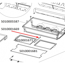 Tente tiroir ramasse graisse 5010001669