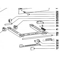 Cadre à roulettes (repères 29-41)
