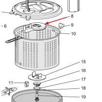 Support supérieur (repère 8)