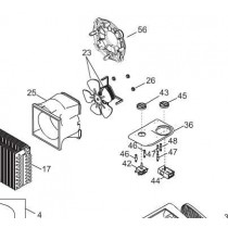 Bouton de commande (repère 43)