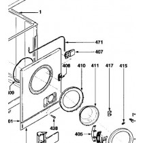 CABLE DE PORTE (repère 471)