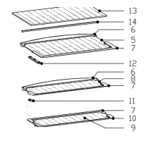 Support avant (repère 7)