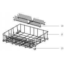 Panier inférieur complet (rep. 10+20+30)