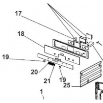 Bouton de four (repère 19)