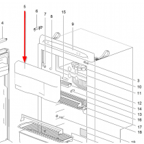 Porte de freezer (repère 5)