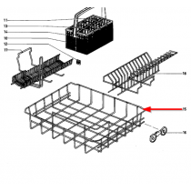 Panier inférieur (repère 15)