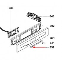 Barrette de bandeau (repère 332)