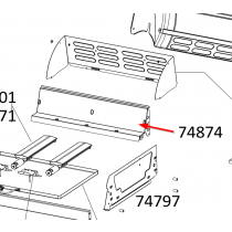 Cuve partie arrière 74874
