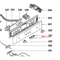 Boutons blanc x3 (repère 331)