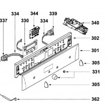 BOUTON BLANC PROG. (repère 331)
