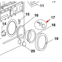 Poignée de hublot (repère 17)