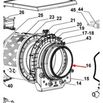 Joint de hublot (repère 16)