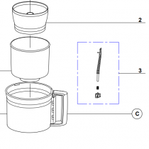 Tige de sécurité (repère 3)