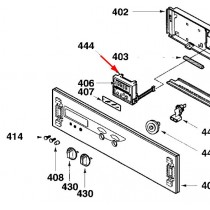 Support programmateur (repère 444)