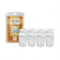 Lot de 8 pots + couvercles pour yaourtière SEB