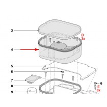 Réservoir à café en grains (repère 4)